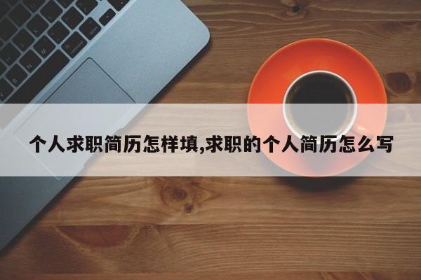 个人求职简历怎样填,求职的个人简历怎么写